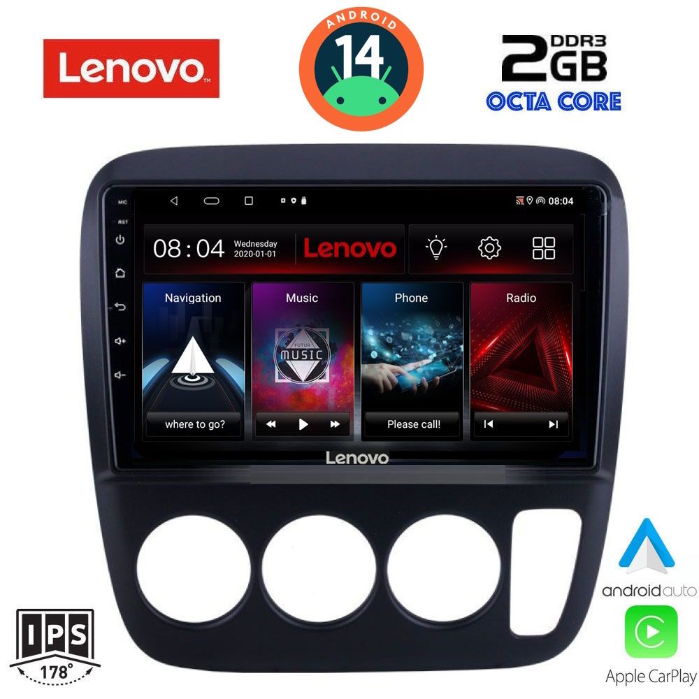Βλησαρούλης Car Center - LENOVO LVF 5196_CPA A/C (9inc) MULTIMEDIA TABLET for HONDA CRV mod. 1996-2006