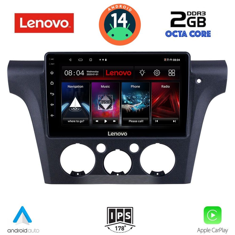 Βλησαρούλης Car Center - LENOVO LVF 5441_CPA CLIMA (10inc) MULTIMEDIA TABLET for MITSUBISHI OUTLANDER mod. 2001-2005 with CLIMA