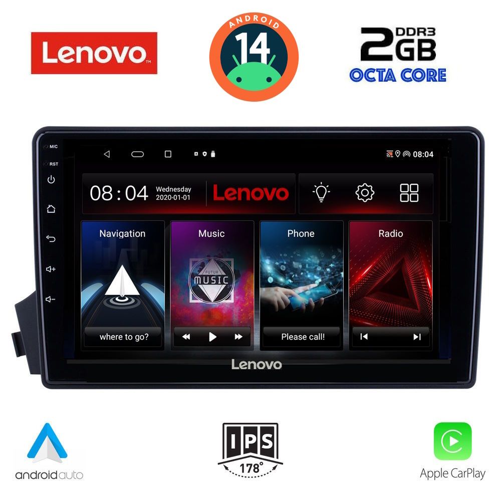 Βλησαρούλης Car Center - LENOVO LVF 5650_CPA (9inc) MULTIMEDIA TABLET for SSANGYANG ACTYON - KYRON mod. 2006-2015