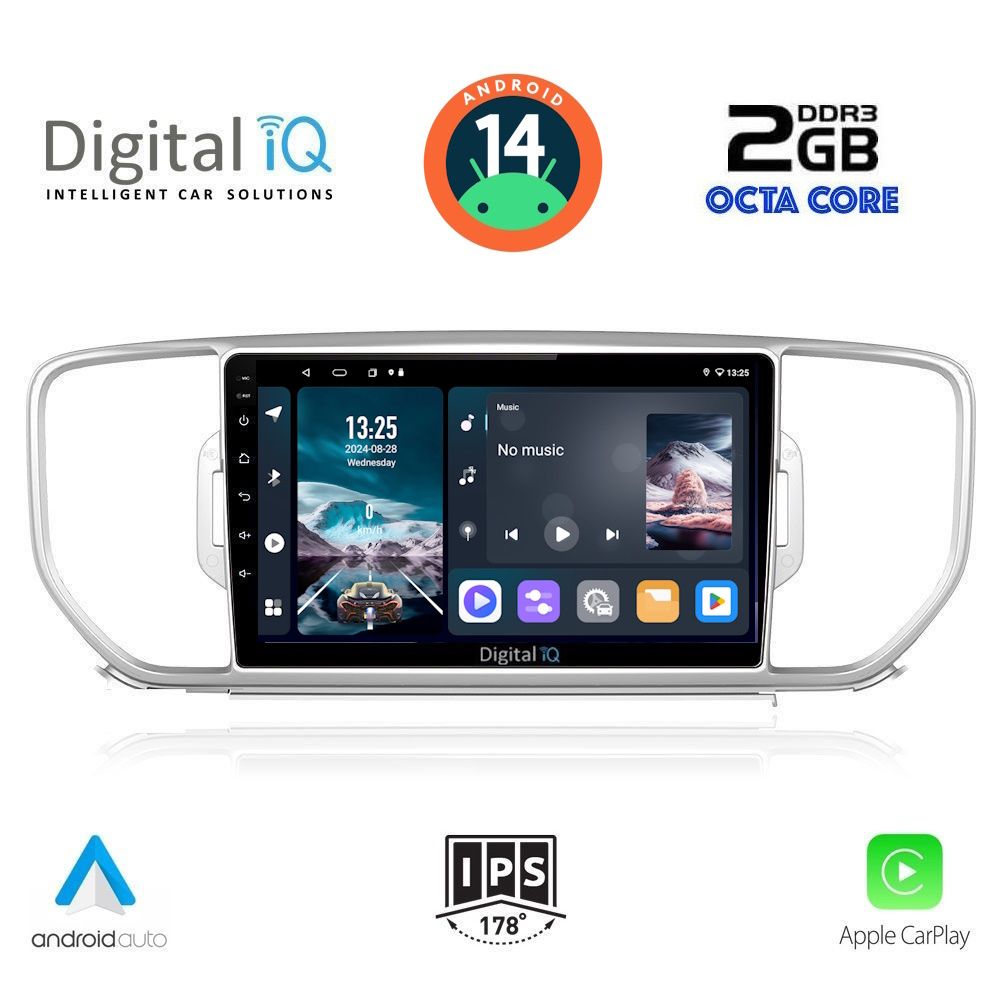 Βλησαρούλης Car Center - DIGITAL IQ RTG 4326_CPA (9inc) MULTIMEDIA TABLET for KIA SPORTAGE mod. 2015-2018