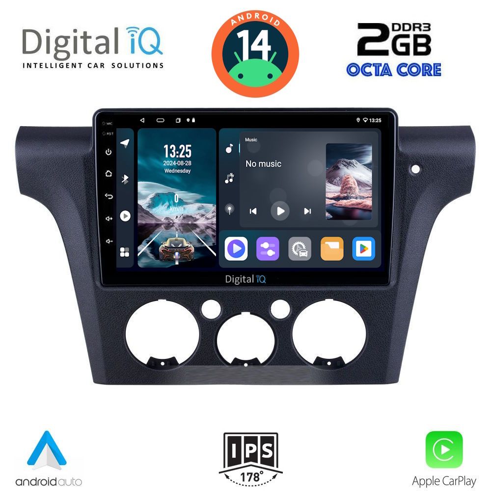 Βλησαρούλης Car Center - DIGITAL IQ RTG 4441_CPA CLIMA (10inc) MULTIMEDIA TABLET for MITSUBISHI OUTLANDER mod. 2001-2005 with CLIMA