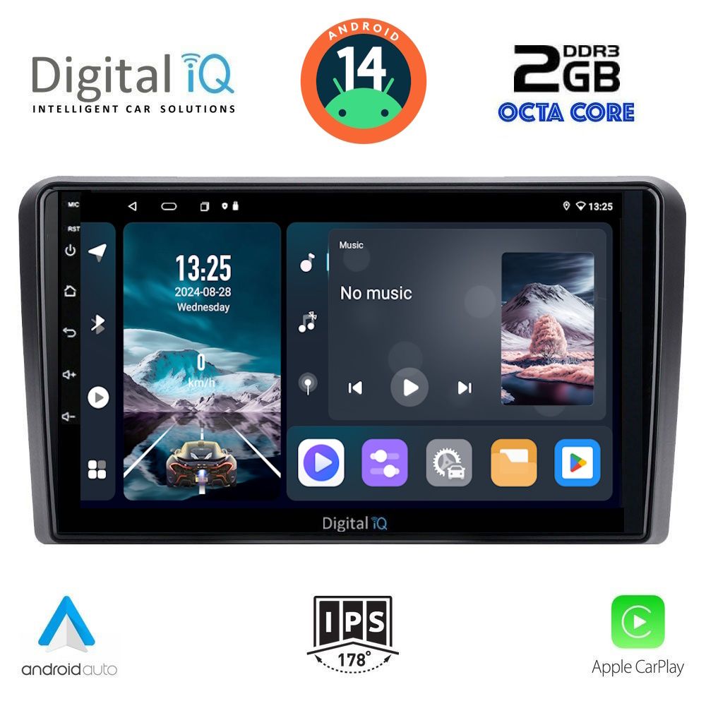 Βλησαρούλης Car Center - DIGITAL IQ RTG 4514_CPA (9inc) MULTIMEDIA TABLET for PEUGEOT 308  mod. 2013>