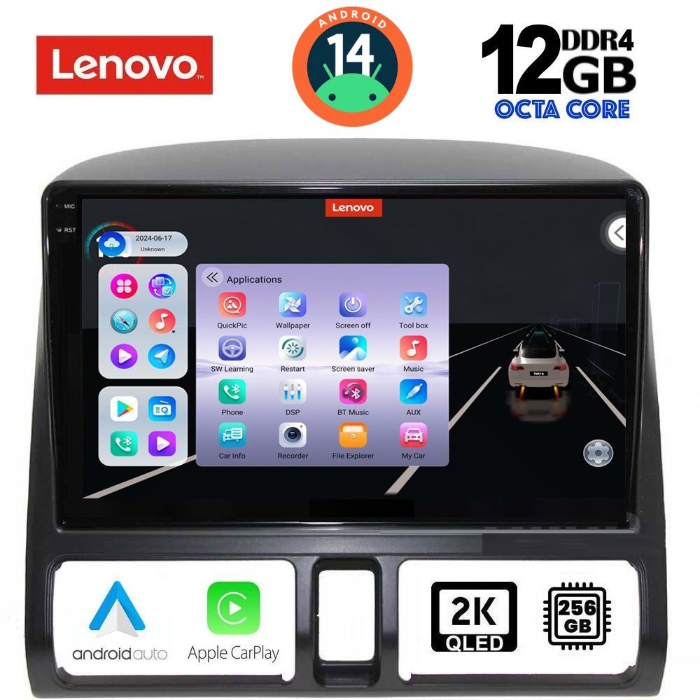 Βλησαρούλης Car Center - LENOVO SSZ 12196_CPA CLIMA (9inc) MULTIMEDIA TABLET for HONDA CRV mod. 1996-2006