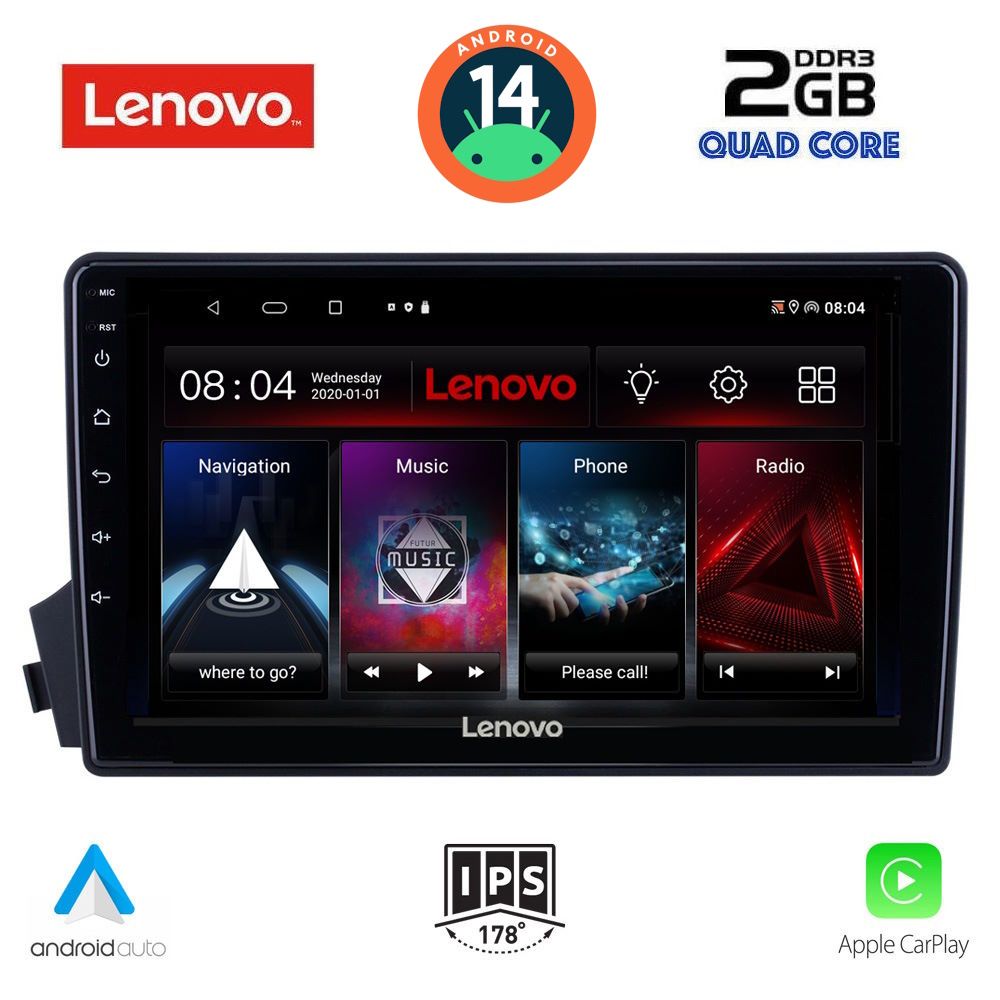 Βλησαρούλης Car Center - LENOVO LVD 2650_CPA (9inc) MULTIMEDIA TABLET for SSANGYANG ACTYON - KYRON mod. 2006-2015