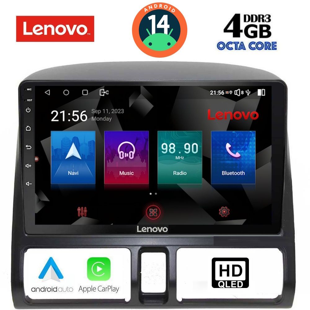 Βλησαρούλης Car Center - LENOVO SSX 9196_CPA CLIMA (9inc) MULTIMEDIA TABLET for HONDA CRV mod. 1996-2006
