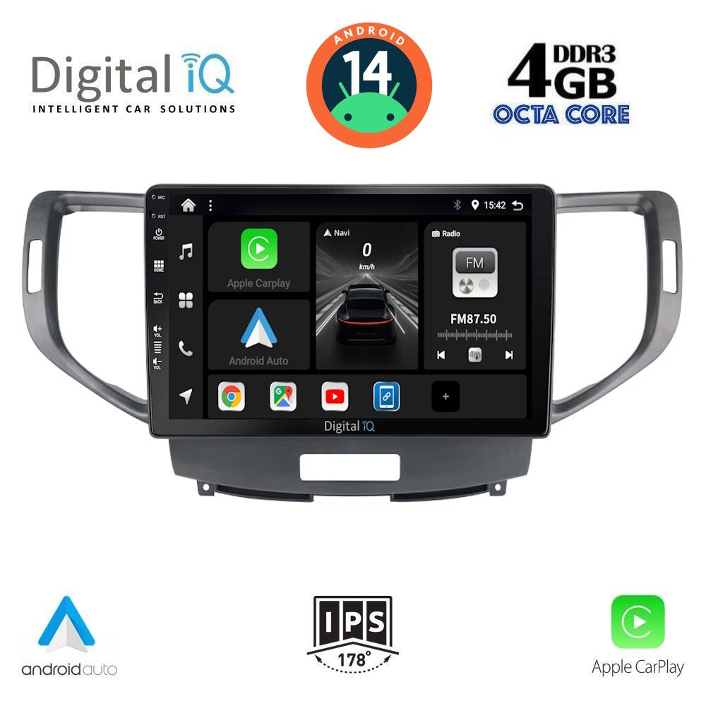 Βλησαρούλης Car Center - DIGITAL IQ BXF 6183_CPAA (9inc) MULTIMEDIA TABLET for HONDA ACCORD mod. 2008-2013