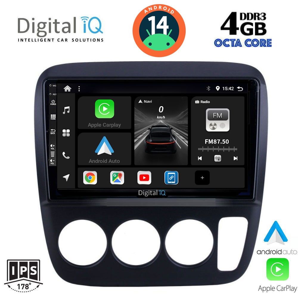 Βλησαρούλης Car Center - DIGITAL IQ BXF 6196_CPAA A/C (9inc) MULTIMEDIA TABLET for HONDA CRV mod. 1996-2006