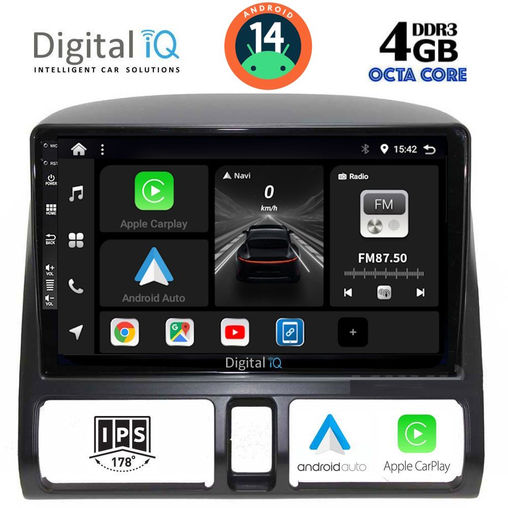 Βλησαρούλης Car Center - DIGITAL IQ BXF 6196_CPAA CLIMA (9inc) MULTIMEDIA TABLET for HONDA CRV mod. 1996-2006