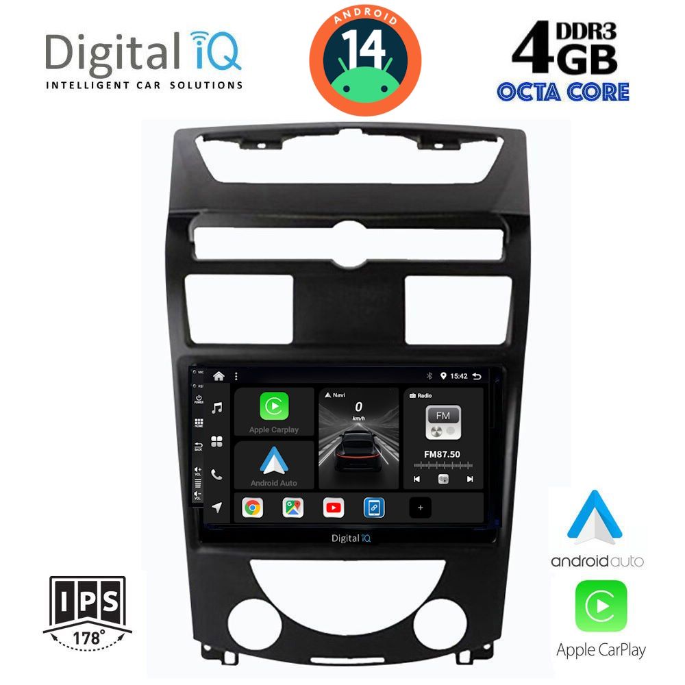 Βλησαρούλης Car Center - DIGITAL IQ BXF 6657_CPAA (10inc) MULTIMEDIA TABLET SSANGYANG REXTON mod. 2006-2015
