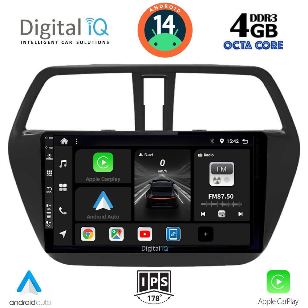 Βλησαρούλης Car Center - DIGITAL IQ BXF 6689_CPAA (9inc) MULTIMEDIA TABLET for SUZUKI Sx4 SCROSS mod. 2014>