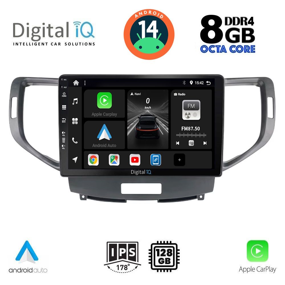 Βλησαρούλης Car Center - DIGITAL IQ BXF 7183_CPAA (9inc) MULTIMEDIA TABLET for HONDA ACCORD mod. 2008-2013