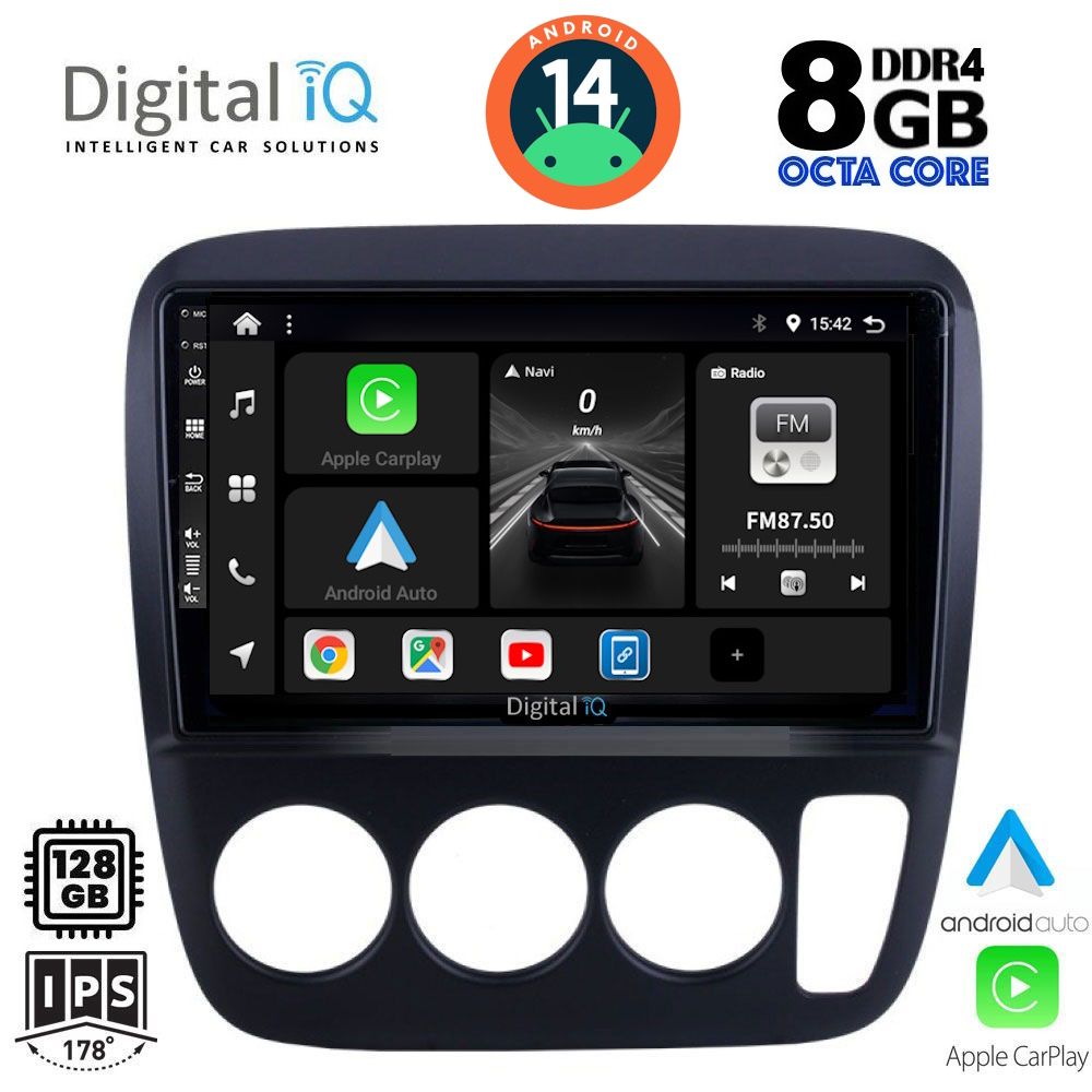 Βλησαρούλης Car Center - DIGITAL IQ BXF 7196_CPAA A/C (9inc) MULTIMEDIA TABLET for HONDA CRV mod. 1996-2006