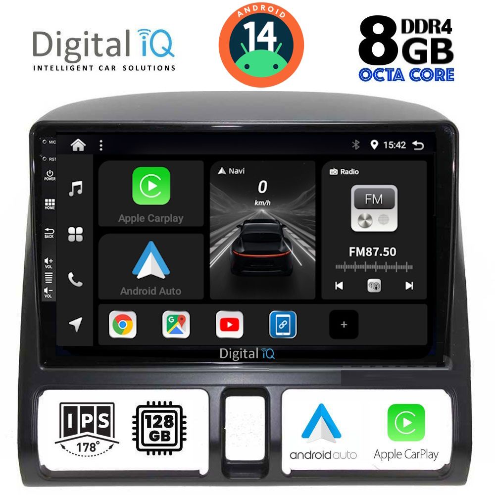 Βλησαρούλης Car Center - DIGITAL IQ BXF 7196_CPAA CLIMA (9inc) MULTIMEDIA TABLET for HONDA CRV mod. 1996-2006