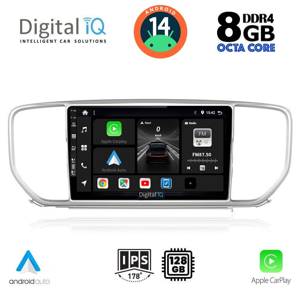 Βλησαρούλης Car Center - DIGITAL IQ BXF 7327_CPAA (9inc) MULTIMEDIA TABLET for KIA SPORTAGE mod. 2018>