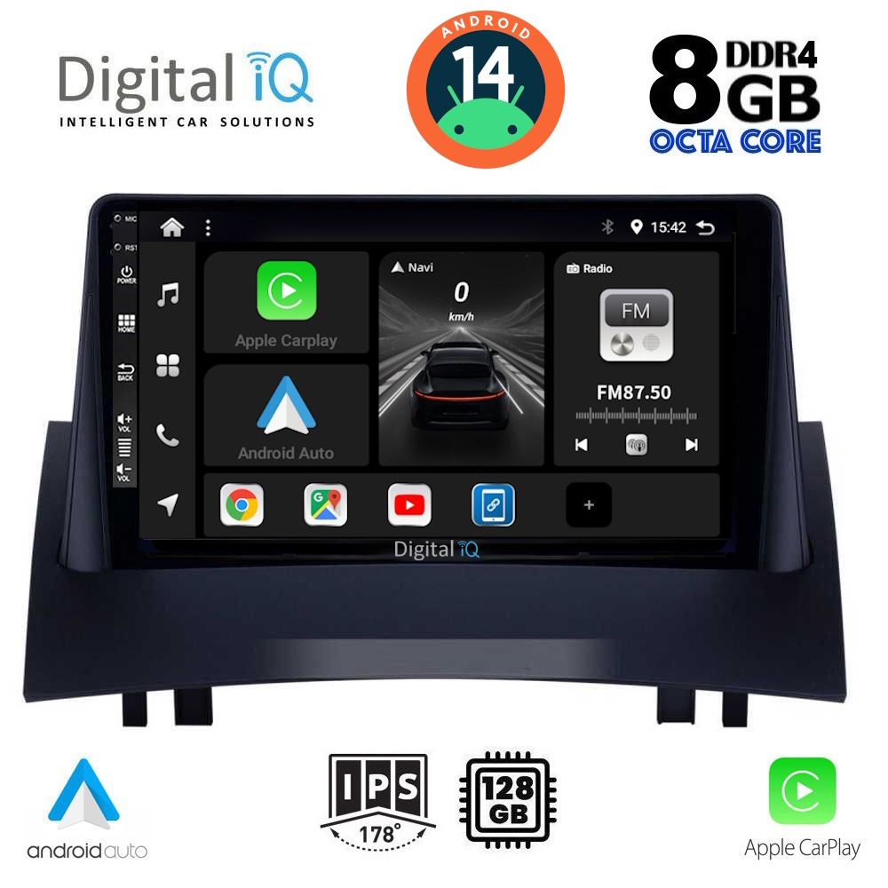 Βλησαρούλης Car Center - DIGITAL IQ BXF 7555_CPAA (9inc) MULTIMEDIA TABLET for RENAULT MEGANE 2 mod. 2002-2008