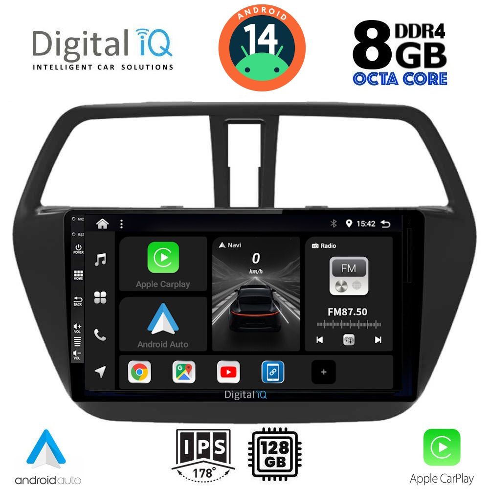 Βλησαρούλης Car Center - DIGITAL IQ BXF 7689_CPAA (9inc) MULTIMEDIA TABLET for SUZUKI Sx4 SCROSS mod. 2014>