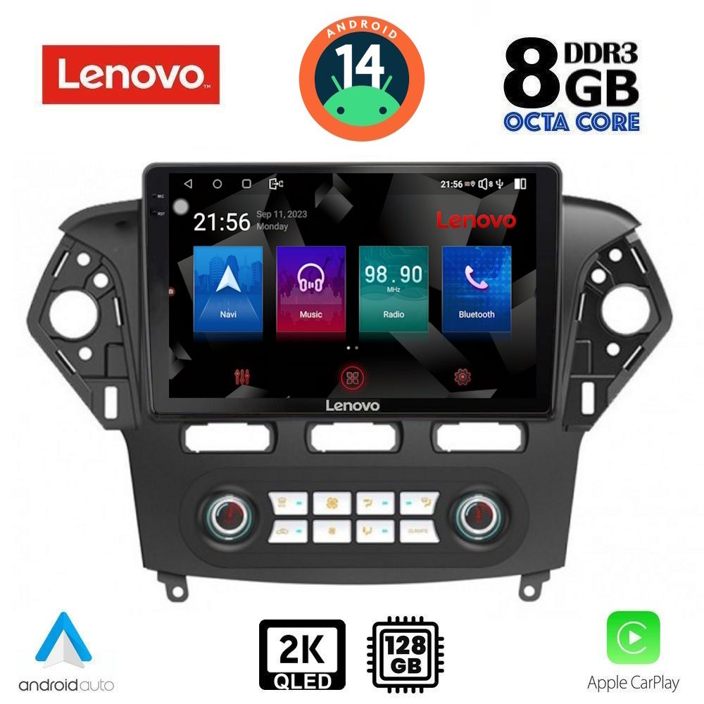 Βλησαρούλης Car Center - LENOVO SSW 10163_CPA CLIMA (10inc) MULTIMEDIA TABLET for FORD MONDEO mod. 2011-2013