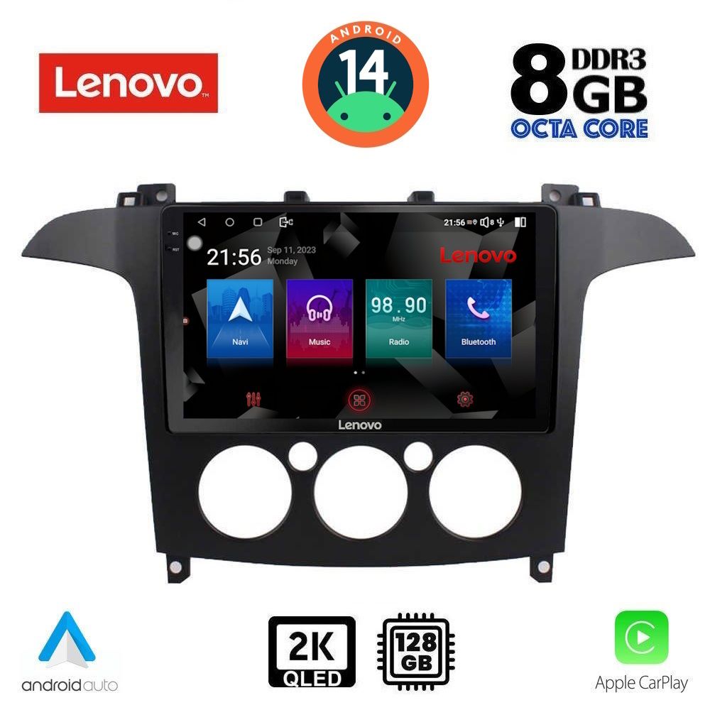 Βλησαρούλης Car Center - LENOVO SSW 10175_CPA A/C (9inc) MULTIMEDIA TABLET for FORD SMAX mod. 2006-2014