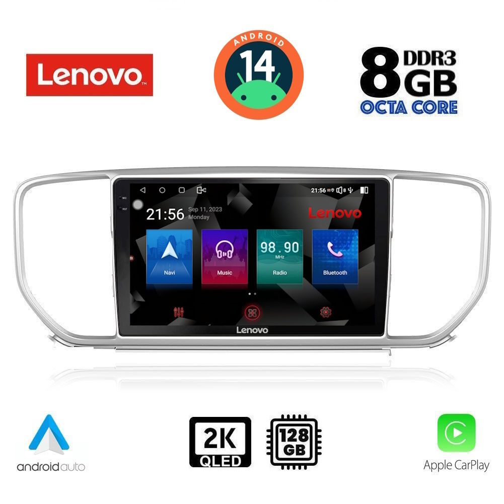 Βλησαρούλης Car Center - LENOVO SSW 10327_CPA (9inc) MULTIMEDIA TABLET for KIA SPORTAGE mod. 2018>