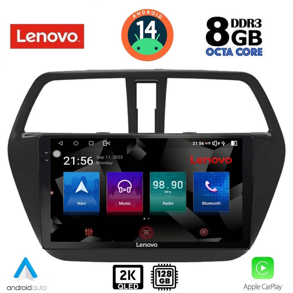 Βλησαρούλης Car Center - LENOVO SSW 10689_CPA (9inc) MULTIMEDIA TABLET for SUZUKI Sx4 SCROSS mod. 2014>