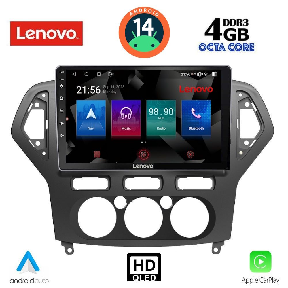 Βλησαρούλης Car Center - LENOVO SSX 9162_CPA A/C (10inc) MULTIMEDIA TABLET for FORD MONDEO mod. 2007-2011