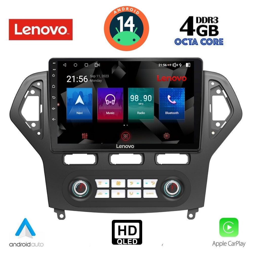 Βλησαρούλης Car Center - LENOVO SSX 9162_CPA CLIMA (10inc) MULTIMEDIA TABLET for FORD MONDEO mod. 2007-2011