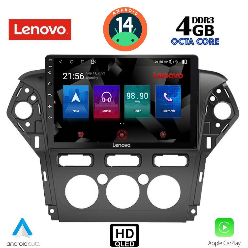 Βλησαρούλης Car Center - LENOVO SSX 9163_CPA A/C (10inc) MULTIMEDIA TABLET for FORD MONDEO mod. 2011-2013