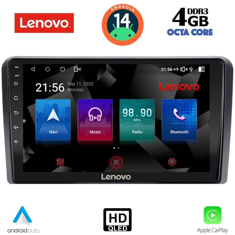 Βλησαρούλης Car Center - LENOVO SSX 9514_CPA (9inc) MULTIMEDIA TABLET for PEUGEOT 308  mod. 2013>