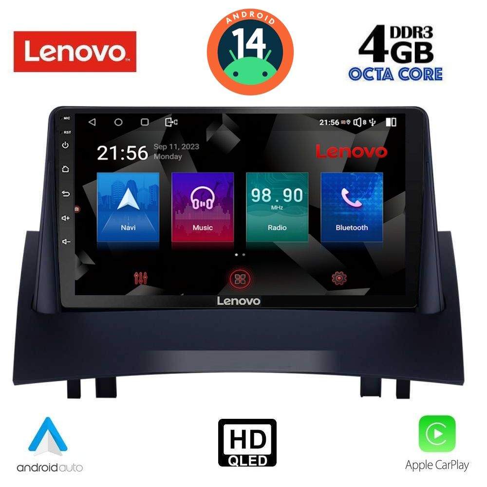 Βλησαρούλης Car Center - LENOVO SSX 9555_CPA (9inc) MULTIMEDIA TABLET for RENAULT MEGANE 2 mod. 2002-2008