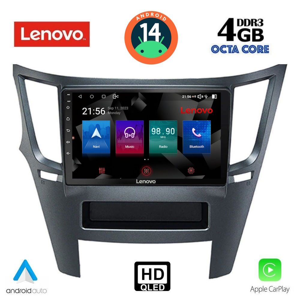 Βλησαρούλης Car Center - LENOVO SSX 9667_CPA (9inc) MULTIMEDIA TABLET for SUBARU LEGACY – OUTBACK mod. 2009-2014