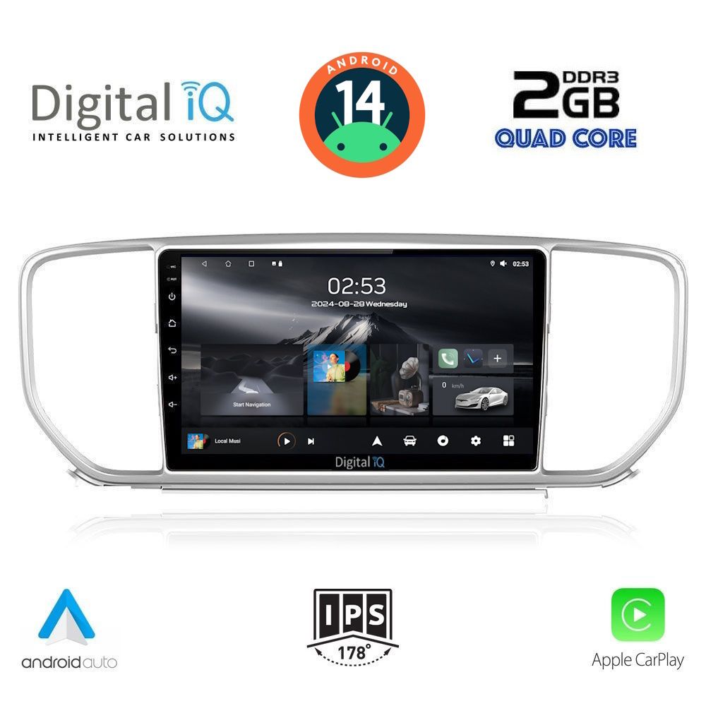 Βλησαρούλης Car Center - DIGITAL IQ RSB 1327_CPA (9inc) MULTIMEDIA TABLET for KIA SPORTAGE mod. 2018>