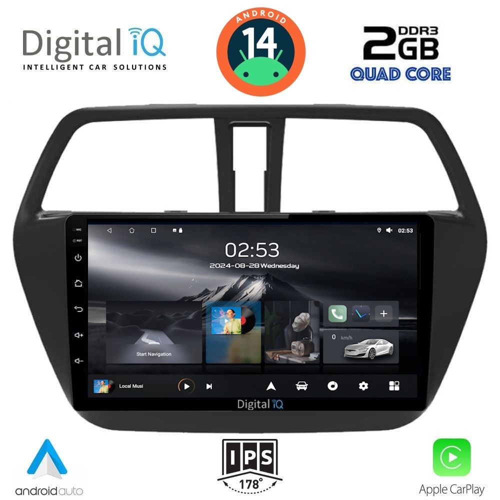 Βλησαρούλης Car Center - DIGITAL IQ RSB 1689_CPA (9inc) MULTIMEDIA TABLET for SUZUKI Sx4 SCROSS mod. 2014>
