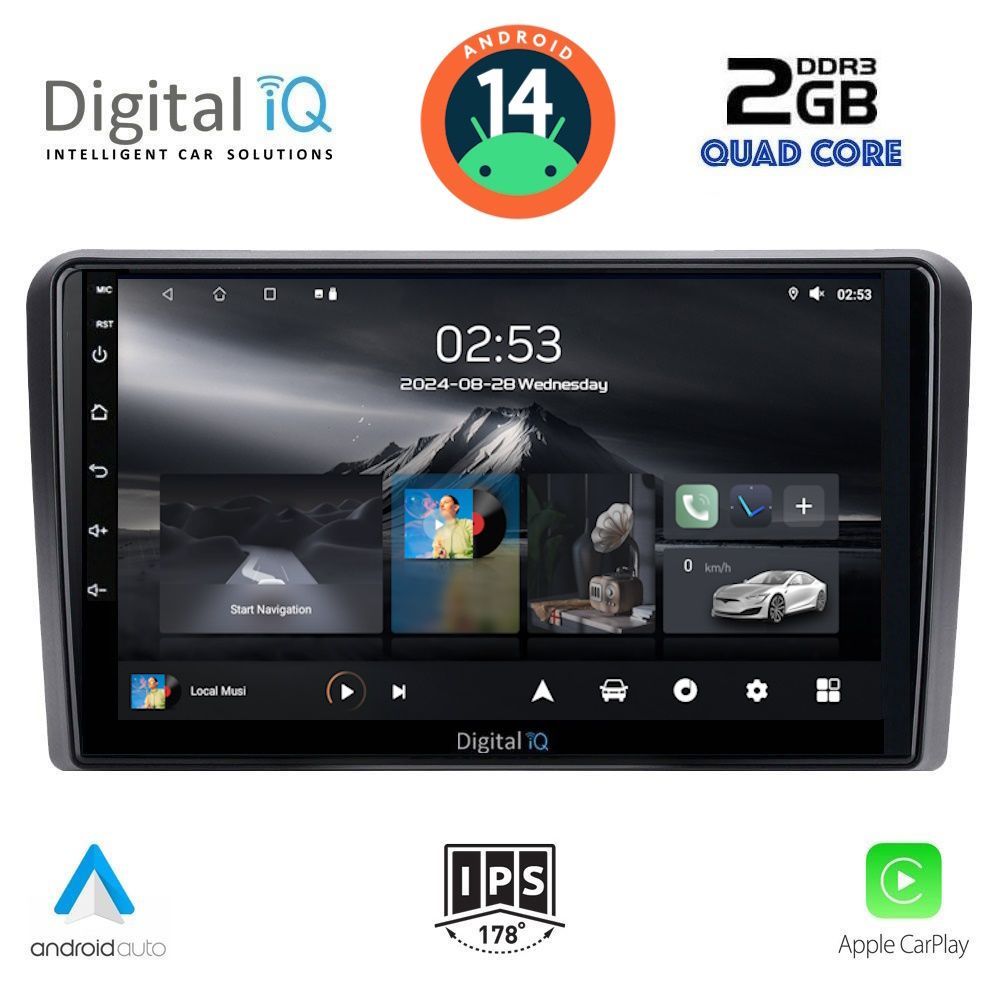 Βλησαρούλης Car Center - DIGITAL IQ RSB 1695_CPA (9inc)  MULTIMEDIA TABLET for για SUZUKI VITARA mod. 2000-2005