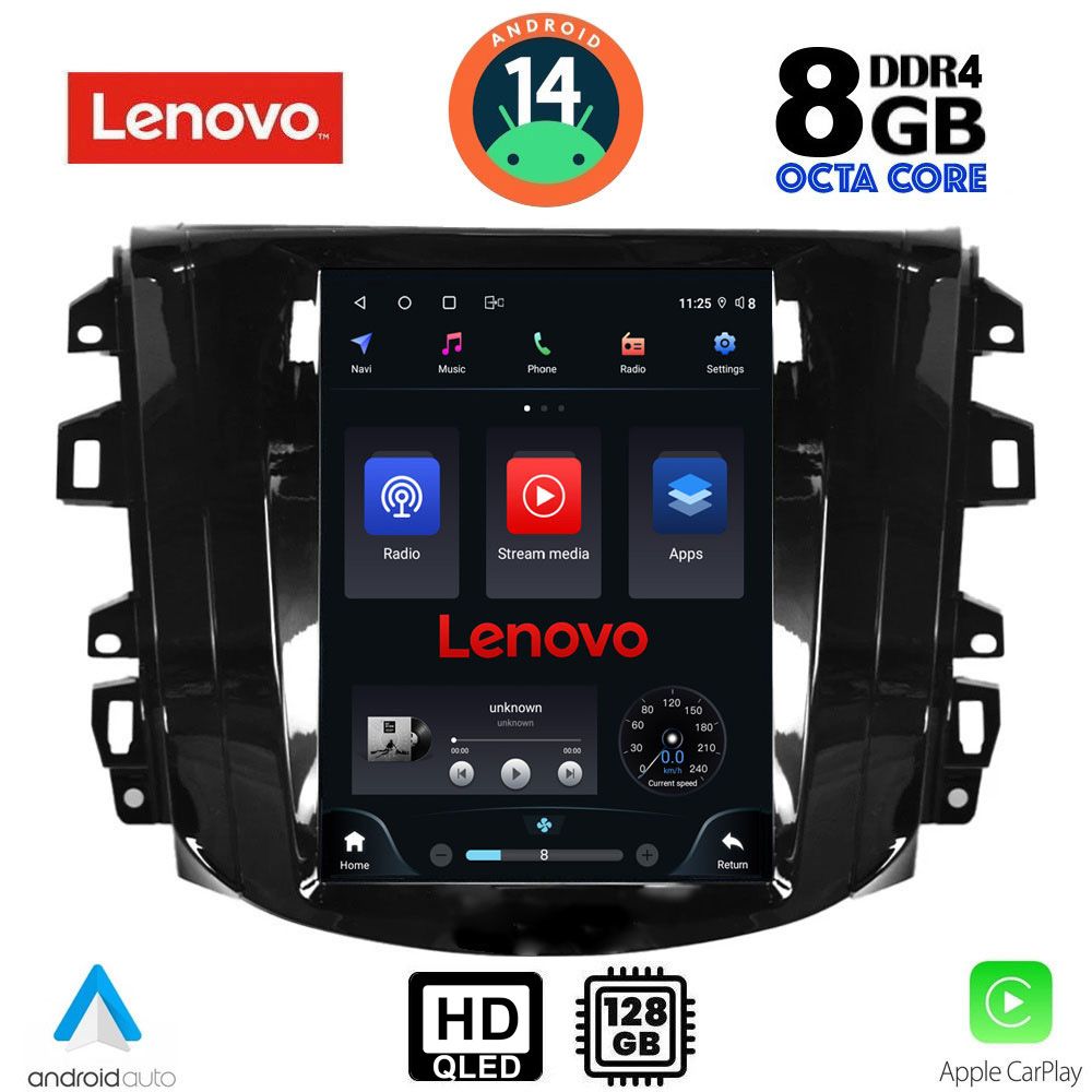 Βλησαρούλης Car Center - LENOVO SSW 10856_CPA TESLA STYLE for NISSAN NAVARA mod. 2018>