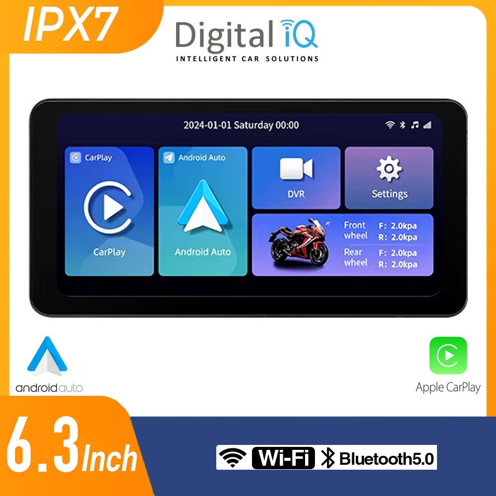 Βλησαρούλης Car Center - DIGITAL IQ PNA 8000_CPAA (6.3inc) MOTORCYCLE NAVIGATOR with TPMS