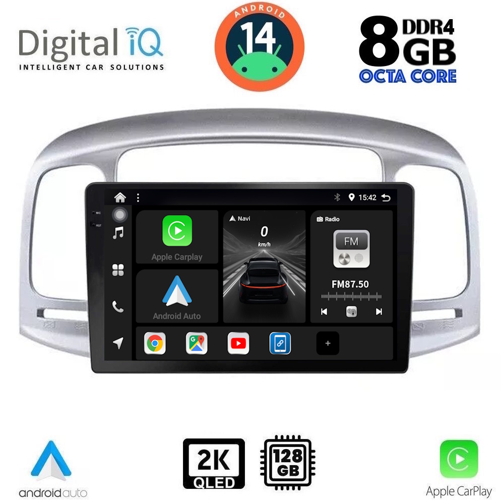 Βλησαρούλης Car Center - DIGITAL IQ BXF 11249_CPAA (9inc) MULTIMEDIA TABLET for HYUNDAI ACCENT mod. 2005-2012