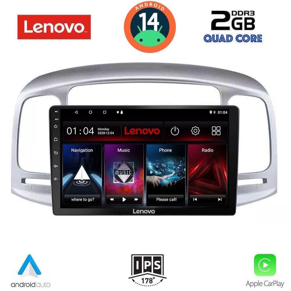 Βλησαρούλης Car Center - LENOVO LVD 2249_CPA (9inc) MULTIMEDIA TABLET for HYUNDAI ACCENT mod. 2005-2012