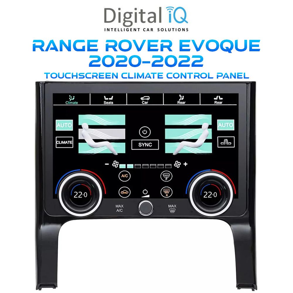 Βλησαρούλης Car Center - DIQ FZ 2026 TOUCHSCREEN CLIMATE CONTROL PANEL 10" for RANGE ROVER EVOQUE mod. 2020-2022