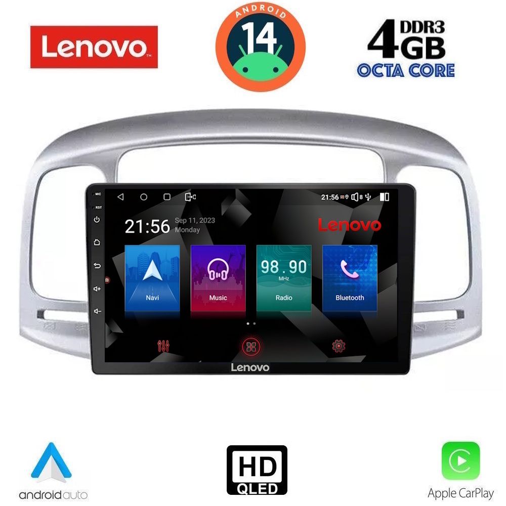 Βλησαρούλης Car Center - LENOVO SSX 9249_CPA (9inc) MULTIMEDIA TABLET for HYUNDAI ACCENT mod. 2005-2012