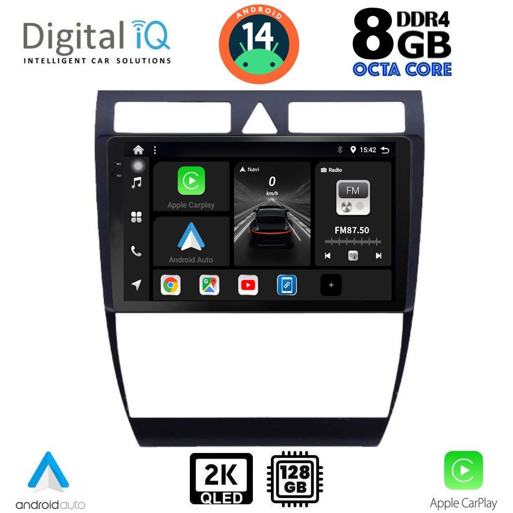 Βλησαρούλης Car Center - DIGITAL IQ BXF 11006_CPAA (9inc) MULTIMEDIA TABLET for AUDI A6 mod. 1998-2005