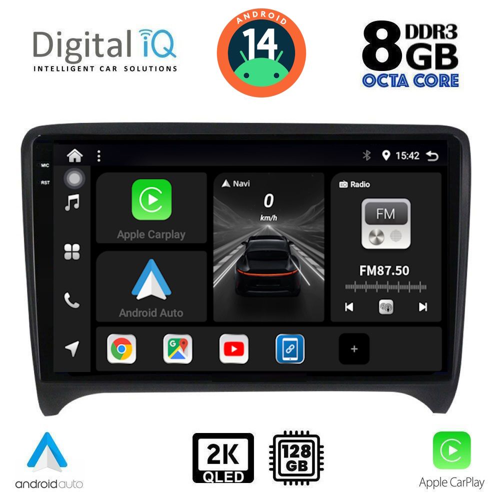 Βλησαρούλης Car Center - DIGITAL IQ BXF 11009_CPAA (9inc) MULTIMEDIA TABLET for AUDI TT  mod. 2007-2015