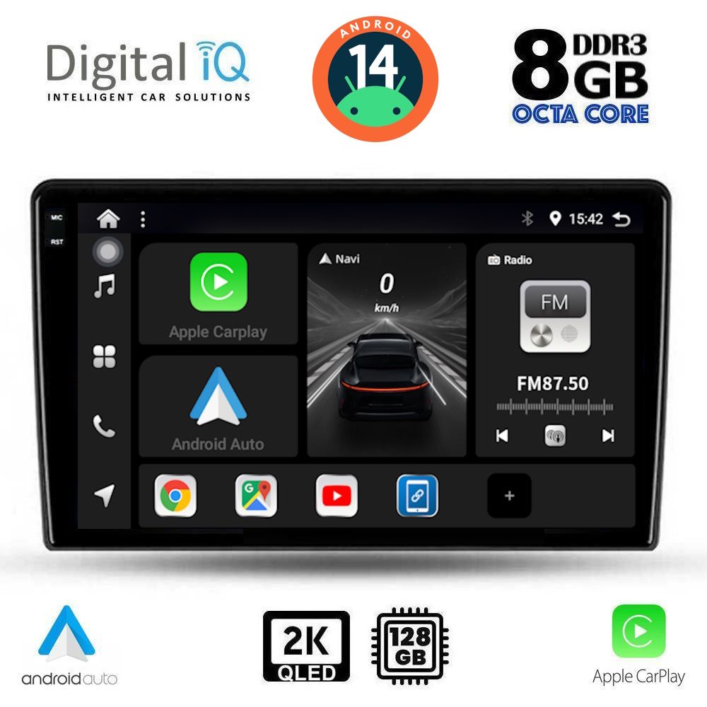 Βλησαρούλης Car Center - DIGITAL IQ BXF 11026_CPAA (9inc) MULTIMEDIA TABLET for ALFA ROMEO GIULIETTA mod 2014-2020