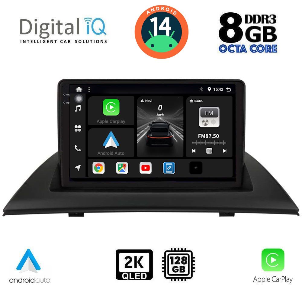 Βλησαρούλης Car Center - DIGITAL IQ BXF 11058_CPAA (9inc) MULTIMEDIA TABLET for BMW X3 (E83) mod. 2003-2010