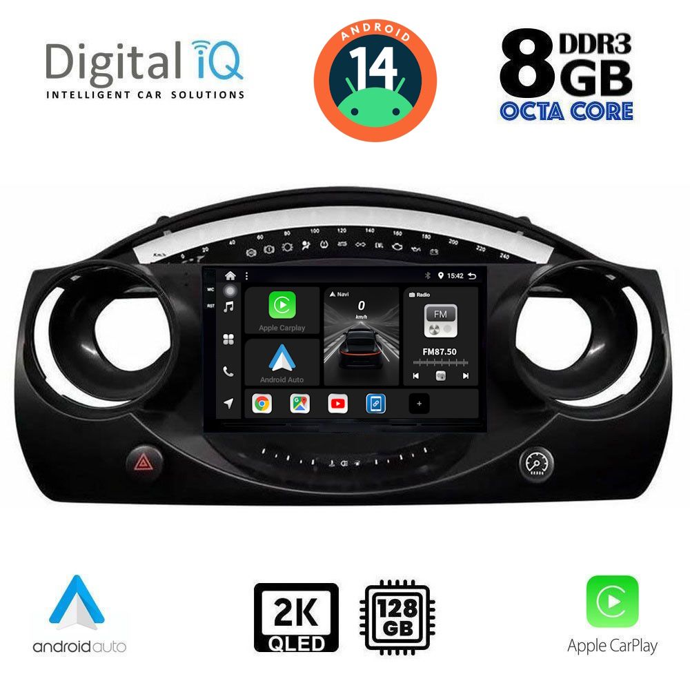 Βλησαρούλης Car Center - DIGITAL IQ BXF 11063_CPAA (9inc) MULTIMEDIA TABLET for MINI COOPER (R50-R52-R53) mod. 2000-2006