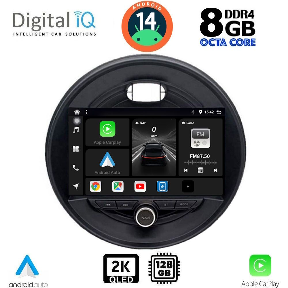 Βλησαρούλης Car Center - DIGITAL IQ BXF 11066_CPAA (9inc) MULTIMEDIA TABLET for MINI COOPER (F55-56-F57) mod. 2015> CLUBMAN (F54) mod. 2015> ROADSTER (F59) mod. 2014> COUNTRYMAN (F60) mod. 2016>