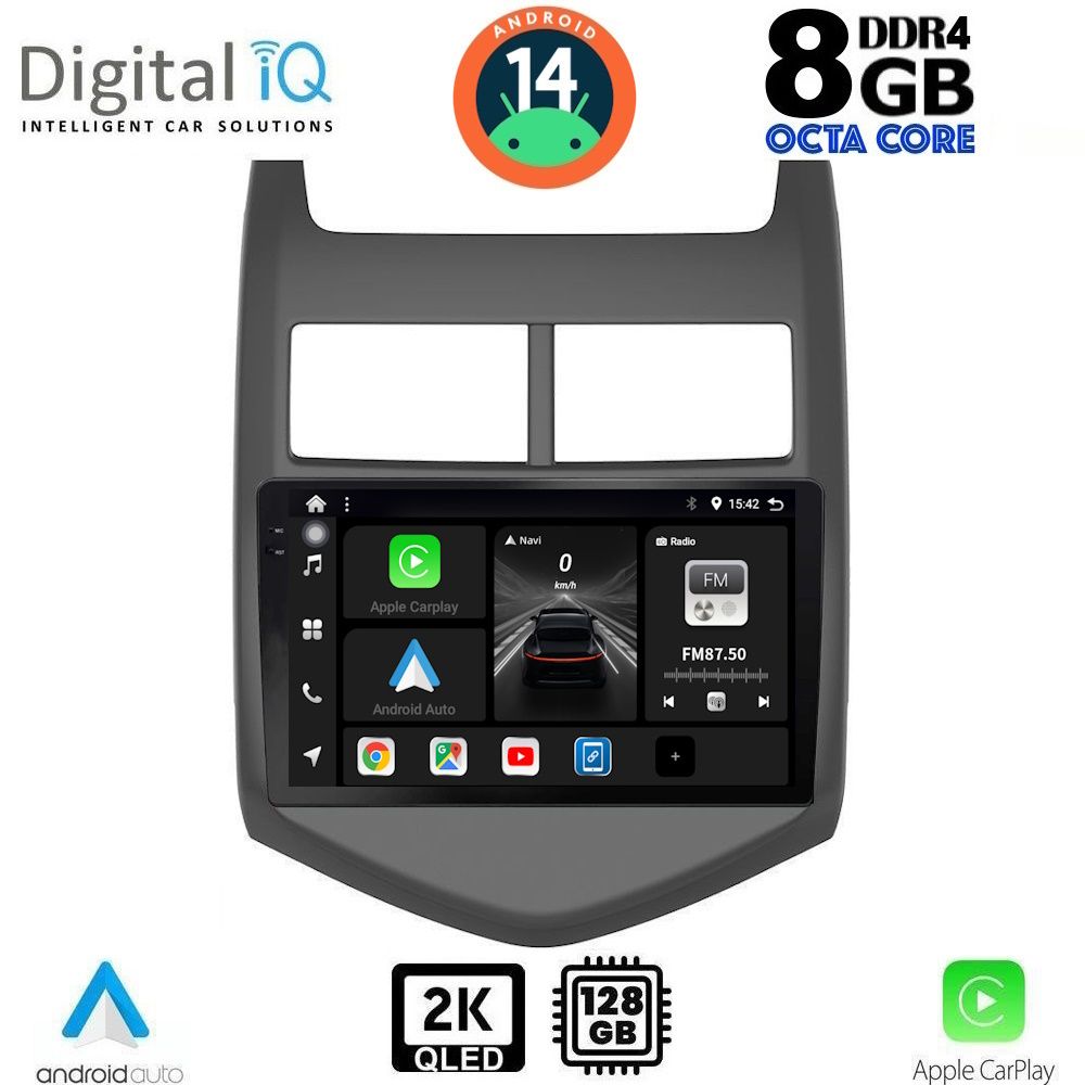 Βλησαρούλης Car Center - DIGITAL IQ BXF 11074_CPAA (9inc) MULTIMEDIA TABLET for CHEVROLET AVEO mod. 2011-2014