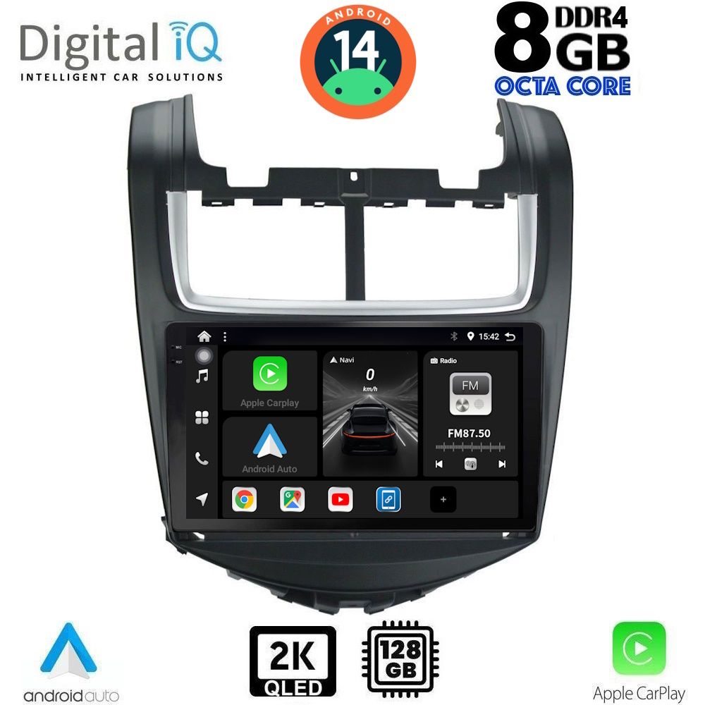Βλησαρούλης Car Center - DIGITAL IQ BXF 11075_CPAA (9inc) MULTIMEDIA TABLET for CHEVROLET AVEO mod. 2014-2017