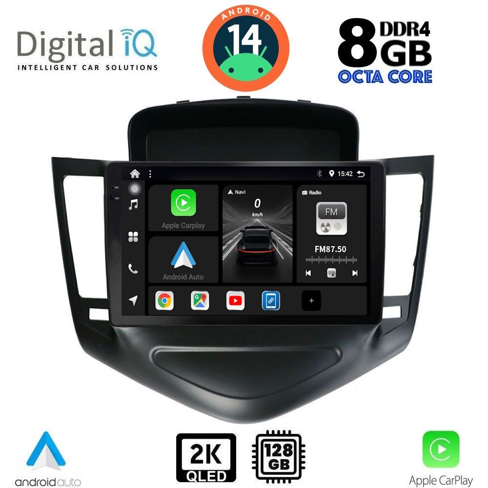 Βλησαρούλης Car Center - DIGITAL IQ BXF 11076_CPAA (9inc) MULTIMEDIA TABLET for CHEVROLET CRUZE mod. 2008-2012