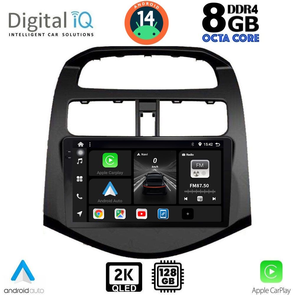 Βλησαρούλης Car Center - DIGITAL IQ BXF 11078_CPAA (9inc) MULTIMEDIA TABLET for CHEVROLET SPARK mod. 2009-2015