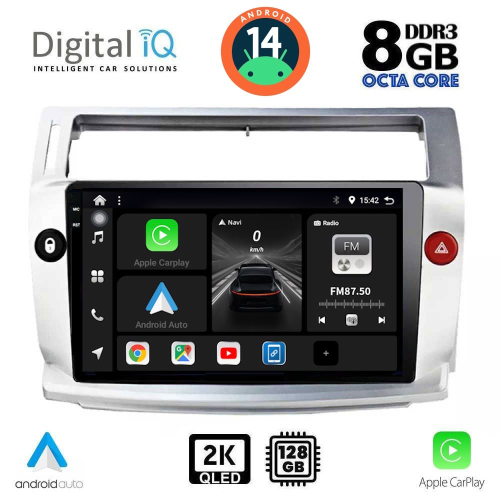 Βλησαρούλης Car Center - DIGITAL IQ BXF 11084_CPAA (9inc) MULTIMEDIA TABLET for CITROEN C4  mod. 2004-2011